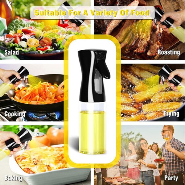 Bouteille de pulvérisation d'huile d'olive de cuisine, distributeur de cuisson, barbecue de camping, vinaigre de cuisson, pulvérisateur de soja et de ce, beaucoup, 200ml, 300ml, 500ml – Image 5