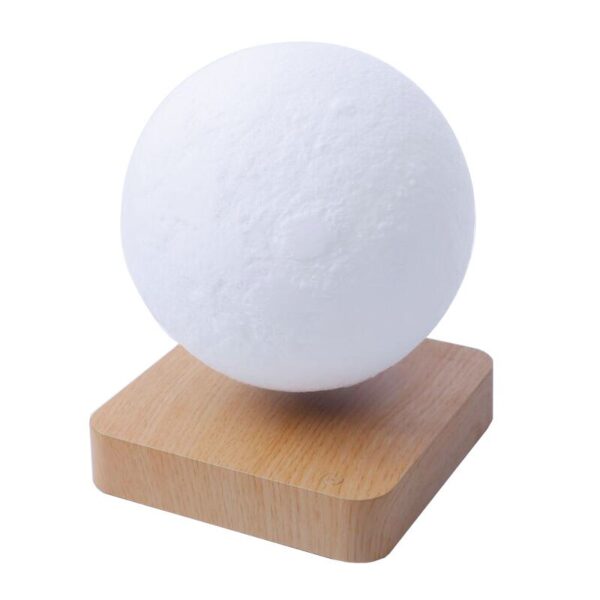 Veilleuse LED 3D Terre Lune Magnétique, Lampes de Table, Décor de Chambre, Lampe Décorative de Bureau, Cadeau de Noël – Image 4